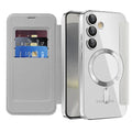 Techsuit - SmartMag Book Case - Samsung Galaxy S24 Plus - Gray
