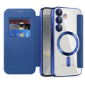 Techsuit - SmartMag Book Case - Samsung Galaxy S24 Plus - Blue