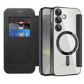 Techsuit - SmartMag Book Case - Samsung Galaxy S24 Plus - Black