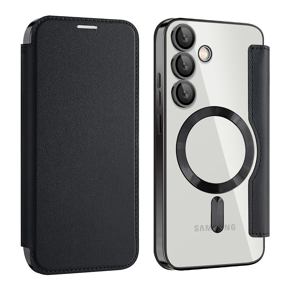 Techsuit - SmartMag Book Case - Samsung Galaxy S24 Plus - Black