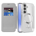Techsuit - SmartMag Book Case - Samsung Galaxy S25 Plus - Gray