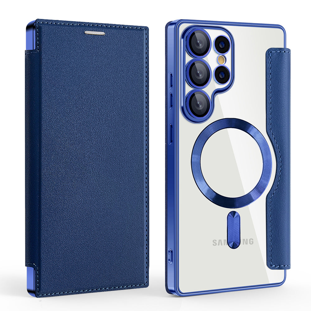 Techsuit - SmartMag Book Case - Samsung Galaxy S25 Ultra - Blue