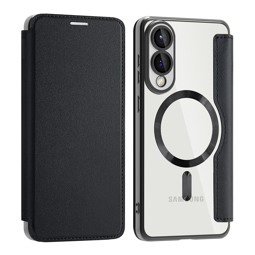 Techsuit - SmartMag Book Case - Samsung Galaxy S25 Edge - Black