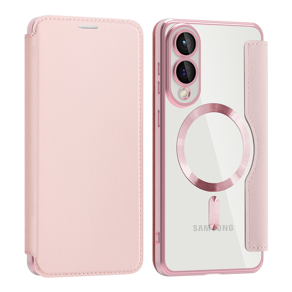 Techsuit - SmartMag Book Case - Samsung Galaxy S25 Edge - Pink