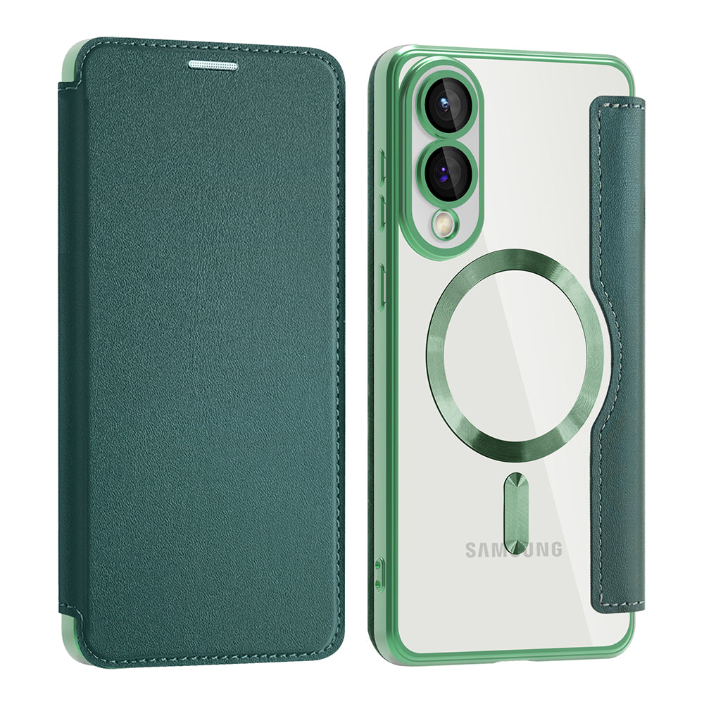 Techsuit - SmartMag Book Case - Samsung Galaxy S25 Edge - Green