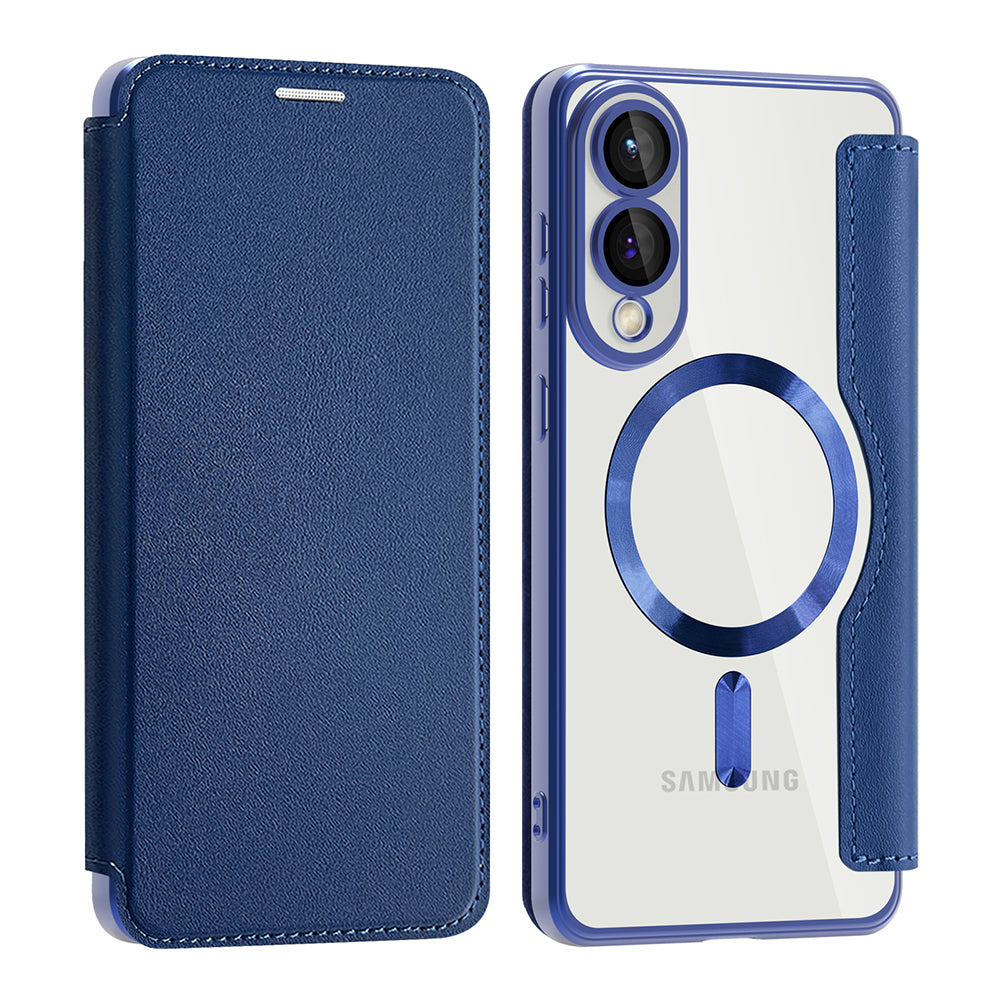 Techsuit - SmartMag Book Case - Samsung Galaxy S25 Edge - Blue