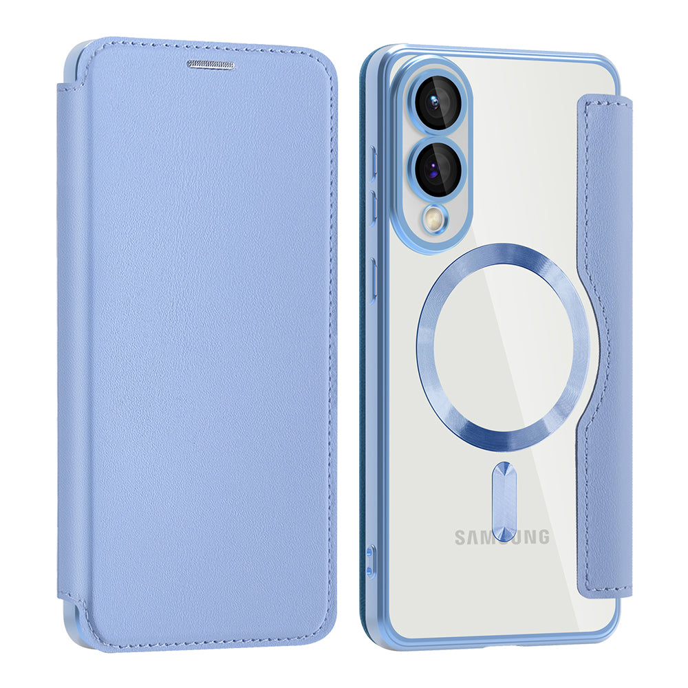 Techsuit - SmartMag Book Case - Samsung Galaxy S25 Edge - Light Blue