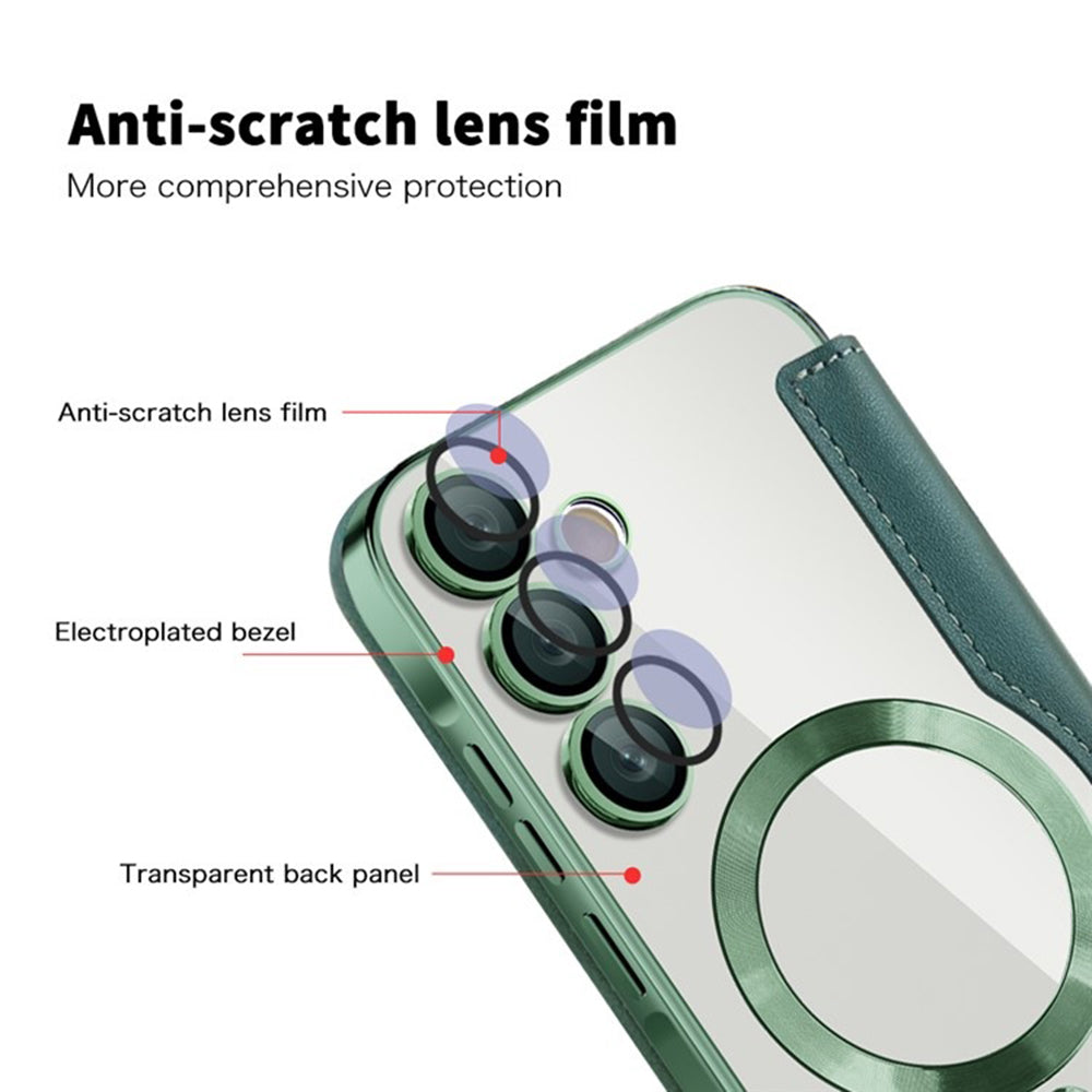 Techsuit - SmartMag Book Case - Samsung Galaxy A35 5G - Green