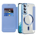 Techsuit - SmartMag Book Case - Samsung Galaxy S22 5G - Light Blue
