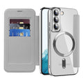 Techsuit - SmartMag Book Case - Samsung Galaxy S22 5G - Gray