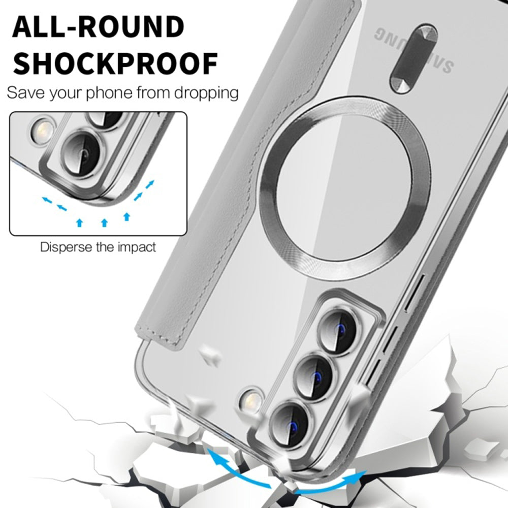 Techsuit - SmartMag Book Case - Samsung Galaxy S22 5G - Gray