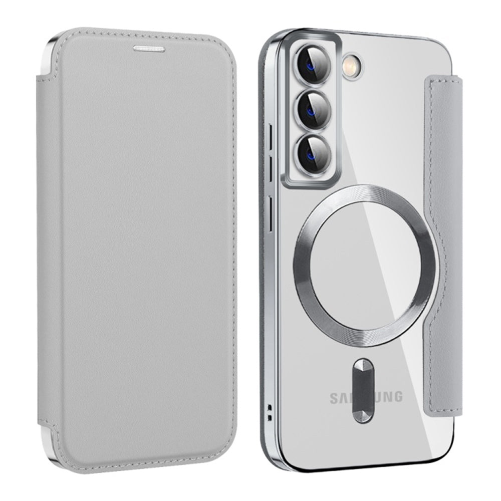 Techsuit - SmartMag Book Case - Samsung Galaxy S22 5G - Gray