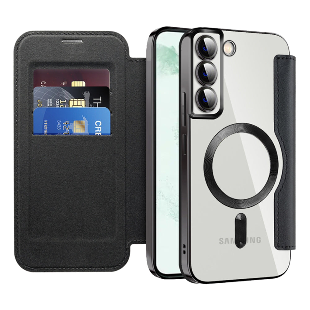 Techsuit - SmartMag Book Case - Samsung Galaxy S22 Plus 5G - Black