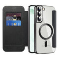 Techsuit - SmartMag Book Case - Samsung Galaxy S22 Plus 5G - Black