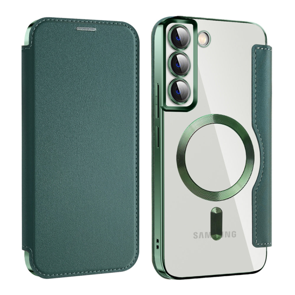 Techsuit - SmartMag Book Case - Samsung Galaxy S22 Plus 5G - Green