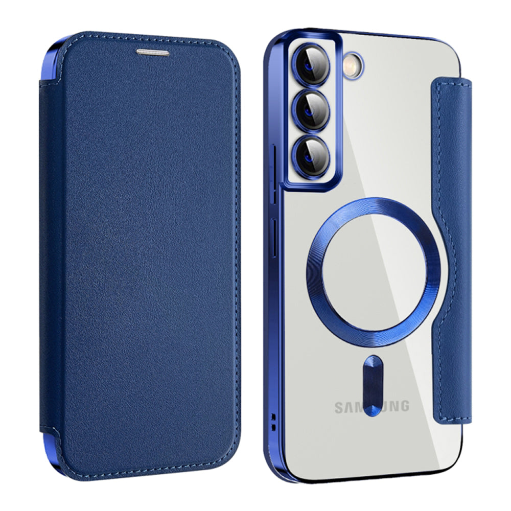 Techsuit - SmartMag Book Case - Samsung Galaxy S22 Plus 5G - Blue