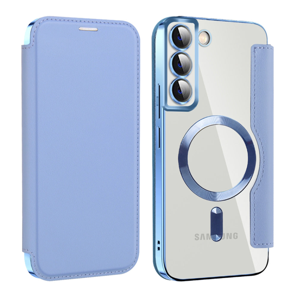 Techsuit - SmartMag Book Case - Samsung Galaxy S22 Plus 5G - Light Blue
