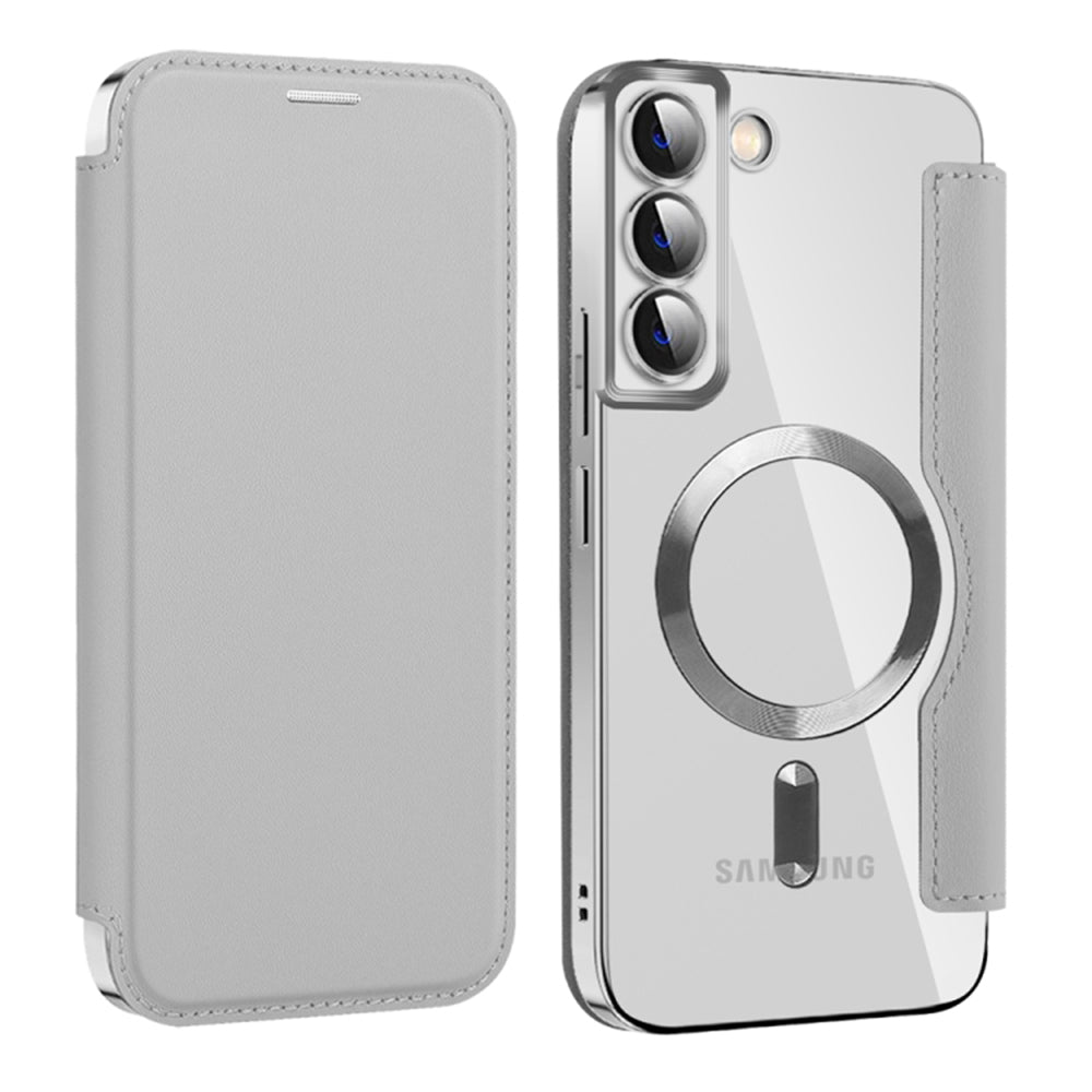 Techsuit - SmartMag Book Case - Samsung Galaxy S22 Plus 5G - Gray