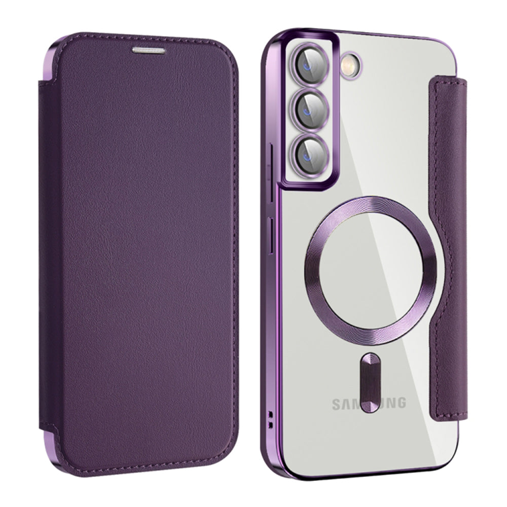 Techsuit - SmartMag Book Case - Samsung Galaxy S22 Plus 5G - Purple