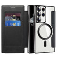 Techsuit - SmartMag Book Case - Samsung Galaxy S22 Ultra 5G - Black