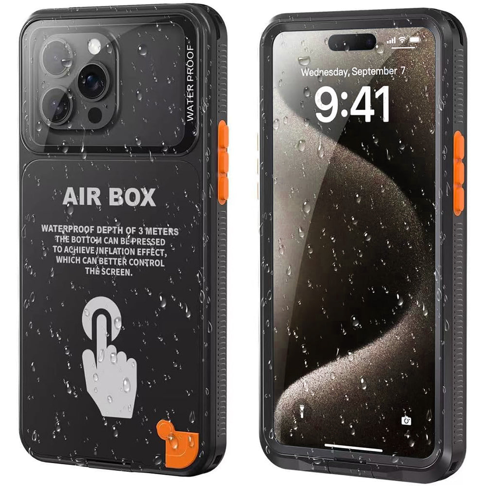 ShellBox - AirBox Waterproof IP68 (6.7 inch) - iPhone 12 Pro Max/13 Pro Max/14 Pro Max/ 15 Pro Max/16 Pro Max/15+/16+ - 