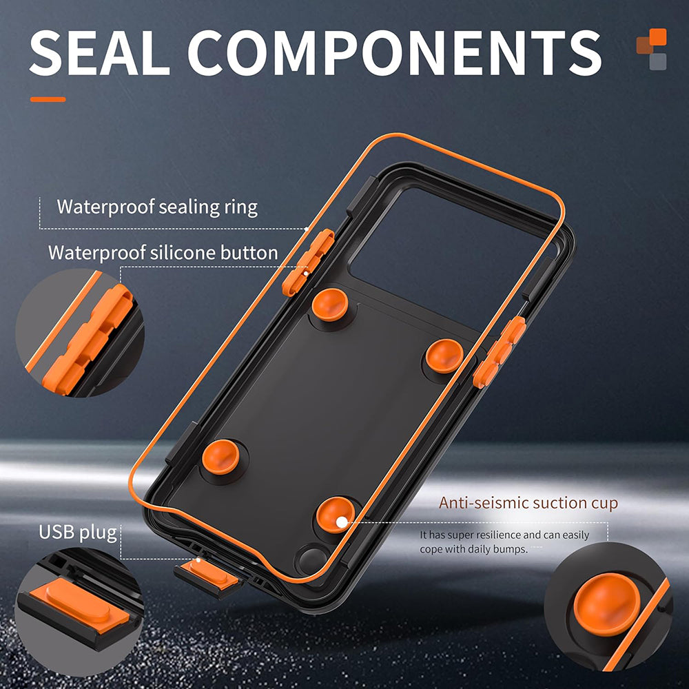 ShellBox - AirBox Waterproof IP68 (6.7 inch) - iPhone 12 Pro Max/13 Pro Max/14 Pro Max/ 15 Pro Max/16 Pro Max/15+/16+ - 