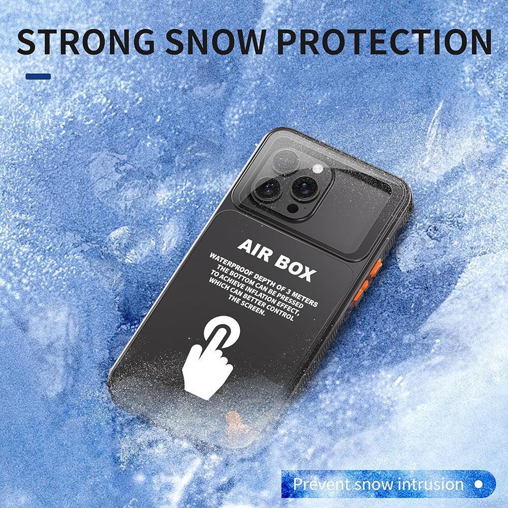 ShellBox - AirBox Waterproof IP68 (6.7 inch) - iPhone 12 Pro Max/13 Pro Max/14 Pro Max/ 15 Pro Max/16 Pro Max/15+/16+ - 