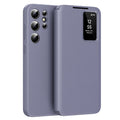 Techsuit - SmartView Series - Samsung Galaxy S22 Ultra 5G - Purple
