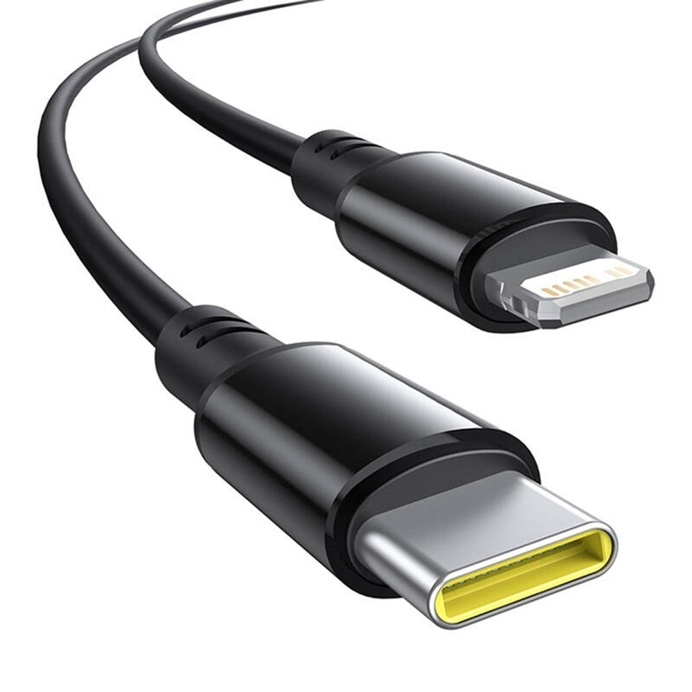 Baseus - Car Charger (C00035902121-00) - 2x USB-C, Fast Charge with USB-C, Lightning Spring Cable, 60W, 3A, 1.4m - Black