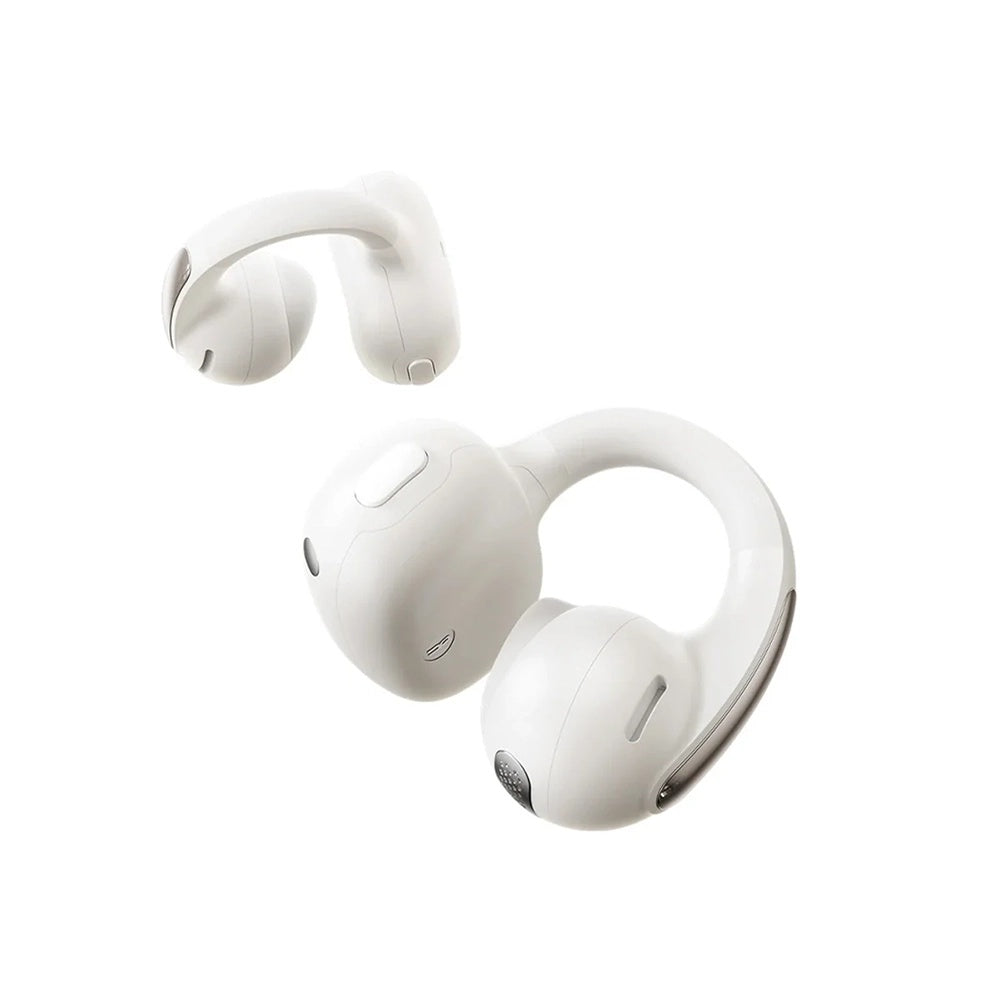 Baseus - Wireless Earbuds Bowie MC1 (A00083501226-00) - Open Ear Clip-on Design, BT V5.4, IP57 Waterproof, 600mAh - Whit