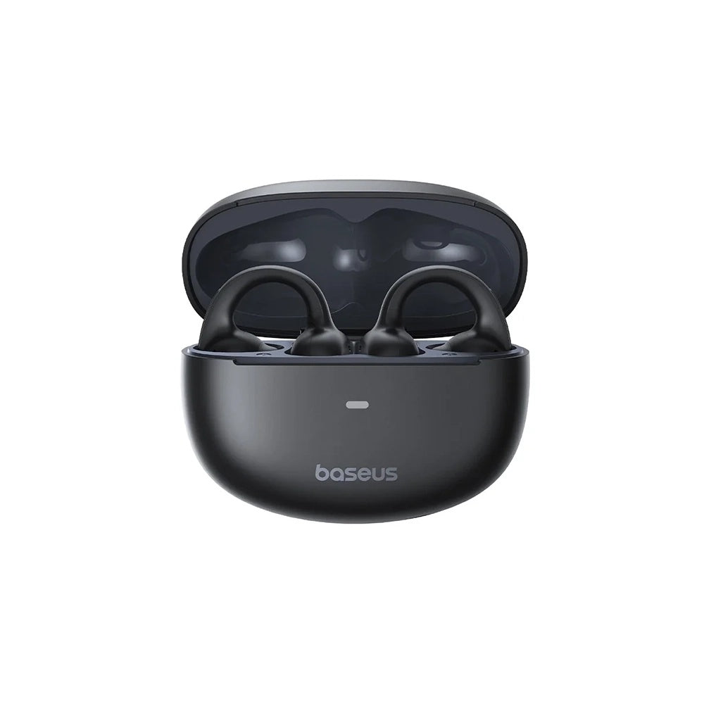 Baseus - Wireless Earbuds Bowie MC1 (A00083501126-00) - Open Ear Clip-on Design, BT V5.4, IP57 Waterproof, 600mAh - Blac