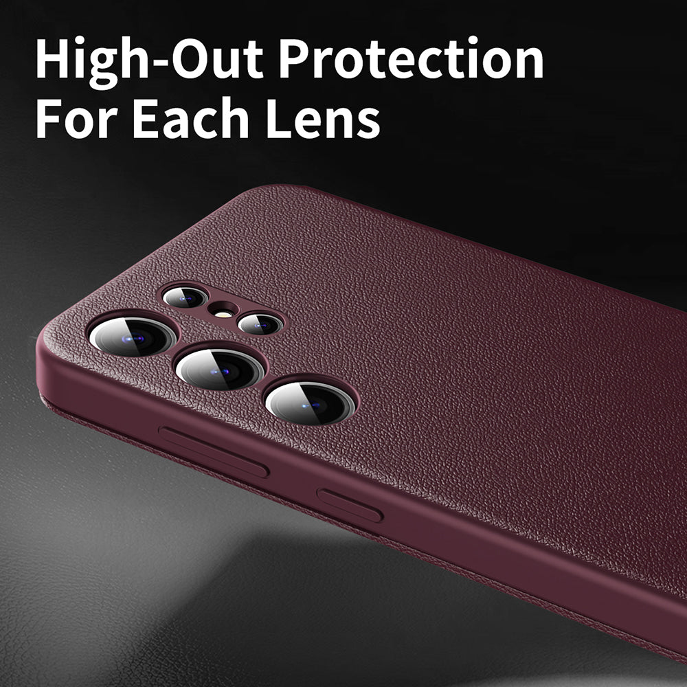 Techsuit - SmartView Series - Samsung Galaxy S24 Ultra - Red