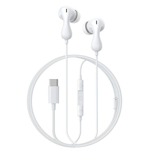 Baseus - Wired Earphones Encok CZ20 (A00171400213-00) - Type-C, 20Hz-40kHz, Hi-Res - Moon White
