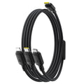 Baseus - Data Cable Silky (P10377706123-00) - Fast Charge, Type-C to Micro-USB, Lightning, USB-C, 100W, 1.5m - Cosmic Bl