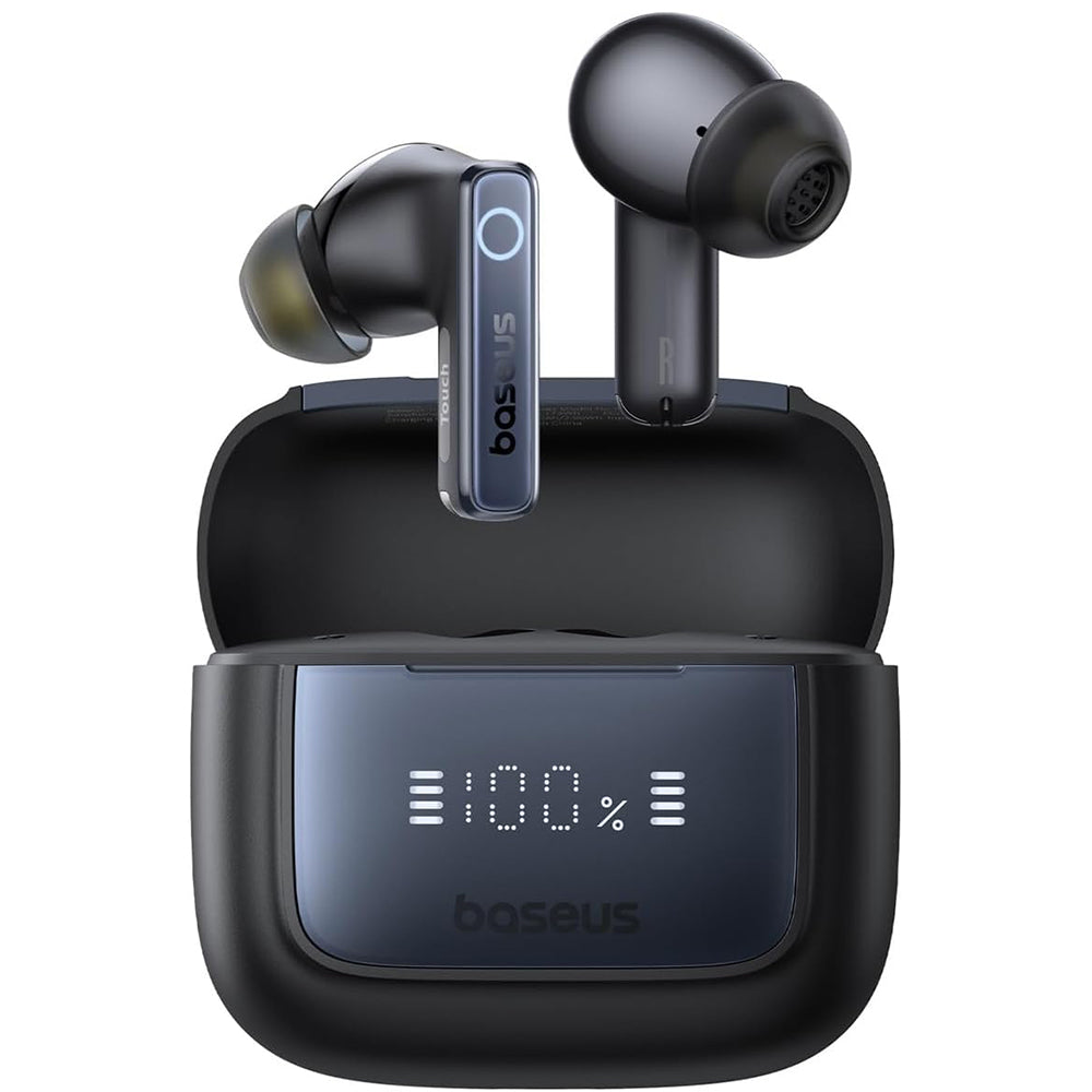 Baseus - Wireless Earbuds Bowie 35 (A00073800123-00) - True Wireless, Bluetooth V5.3, 6-Mic ENC, IPX4 - Black