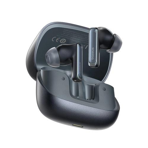 Baseus - Wireless Earbuds M2s Ultra (A00074101123-00) - True Wireless, Bluetooth 5.4, 4-Mic ENC, Smart Display - Black
