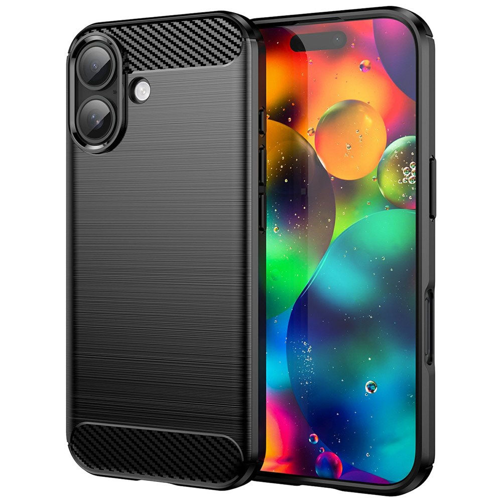 Techsuit - Carbon Silicone - iPhone 17 - Black
