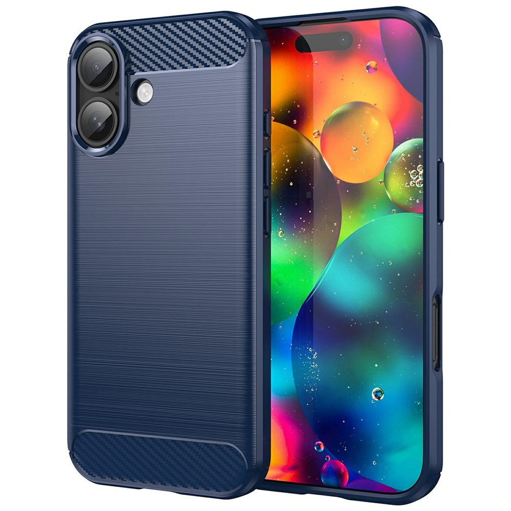 Techsuit - Carbon Silicone - iPhone 17 - Blue