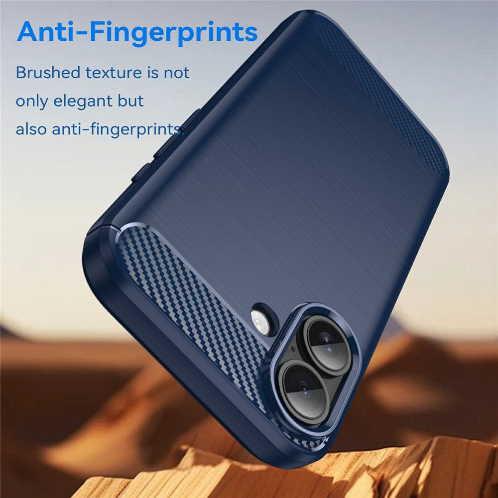 Techsuit - Carbon Silicone - iPhone 17 - Blue