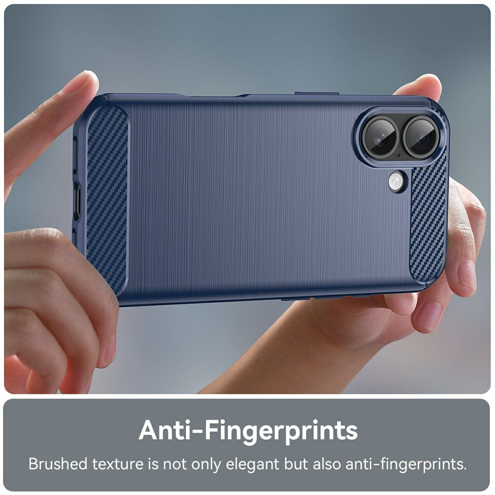 Techsuit - Carbon Silicone - iPhone 17 - Blue