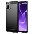 Techsuit - Carbon Silicone - Samsung Galaxy A07 4G - Black