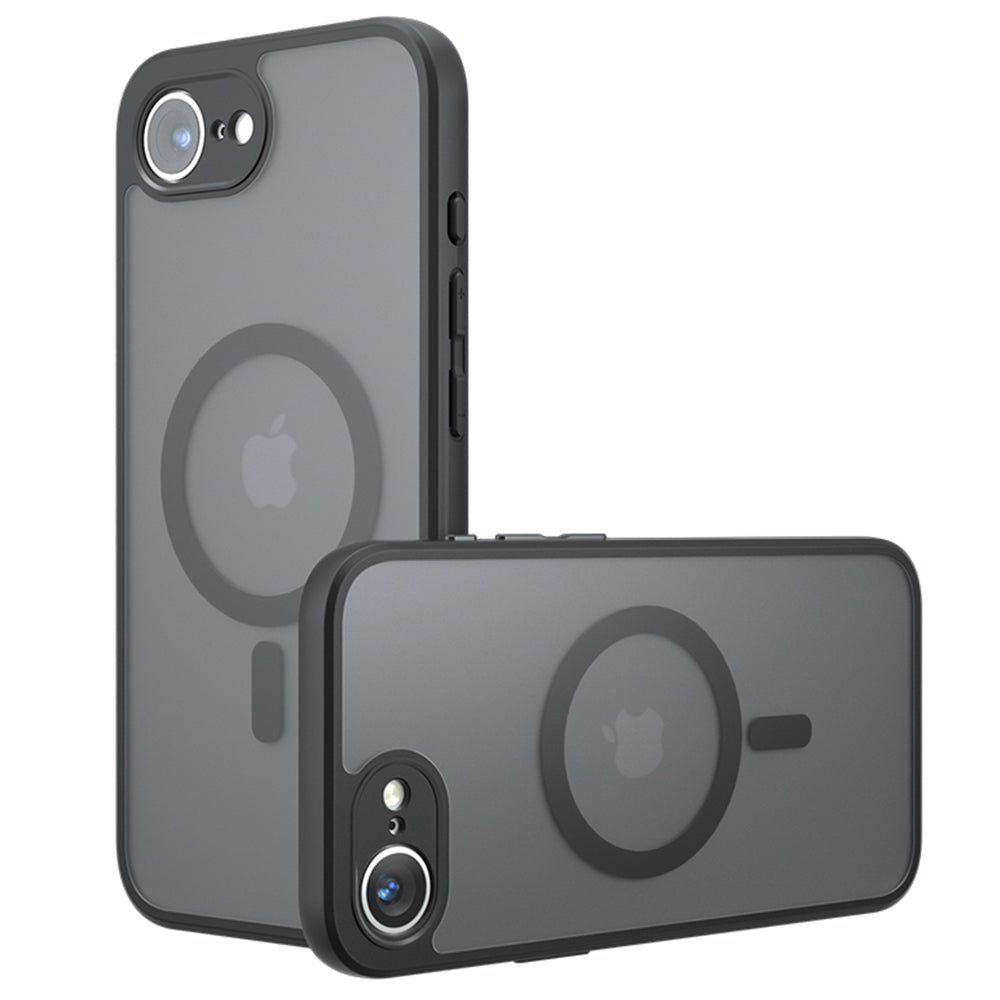 TechSuit Husa de protectie Techsuit PureFrost MagSafe compatibil cu iPhone 16e / iPhone 17e, Negru Mat