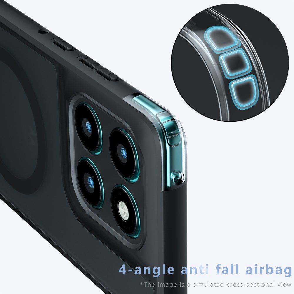 Techsuit - PureFrost MagSafe - Motorola Edge 60 Pro - Frosted Black