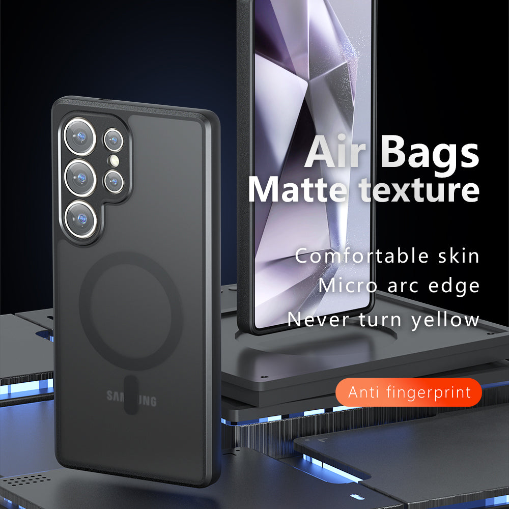 Techsuit - PureFrost MagSafe - Samsung Galaxy S25 Ultra - Frosted Black