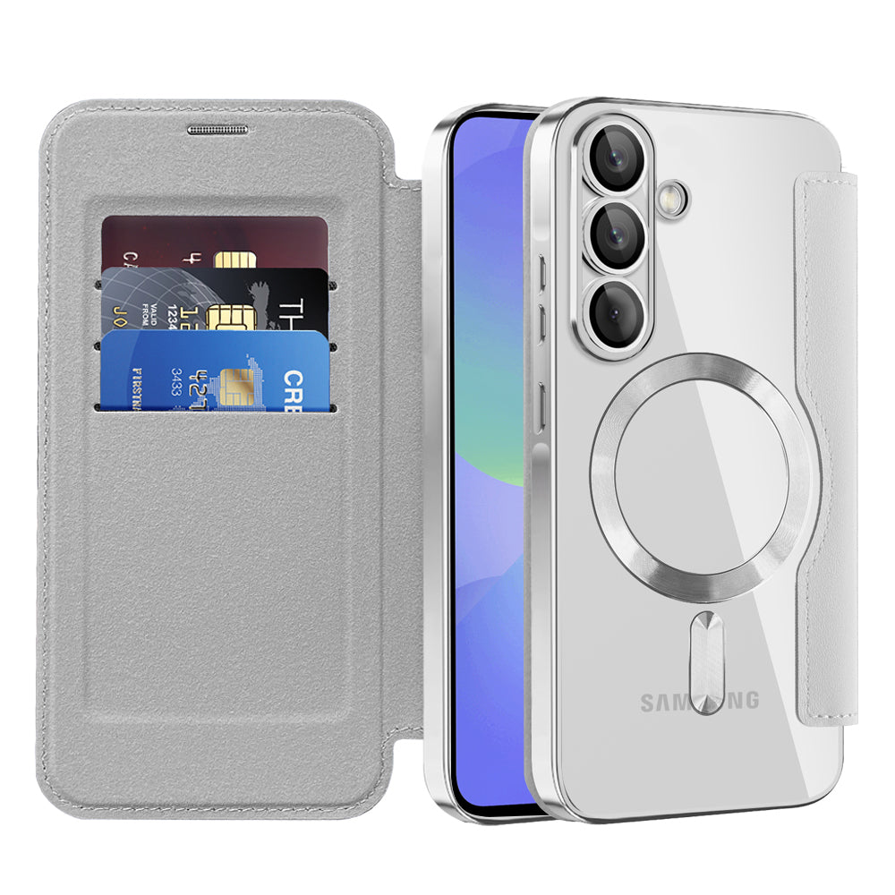Techsuit - SmartMag Book Case - Samsung Galaxy A36 5G - Gray