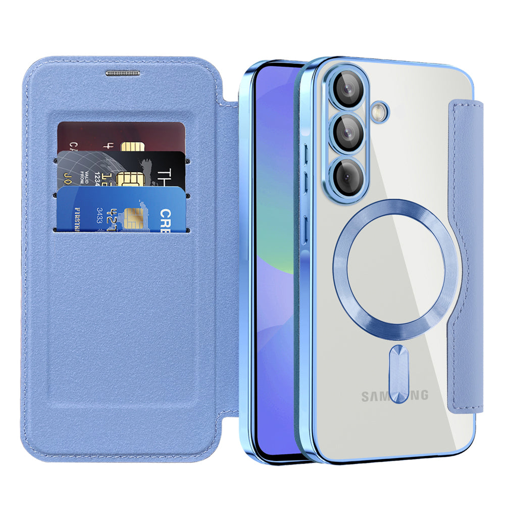 Techsuit - SmartMag Book Case - Samsung Galaxy A36 5G - Light Blue
