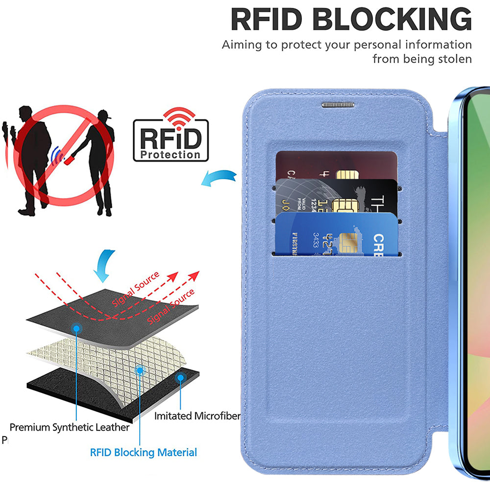 Techsuit - SmartMag Book Case - Samsung Galaxy A26 5G - Light Blue