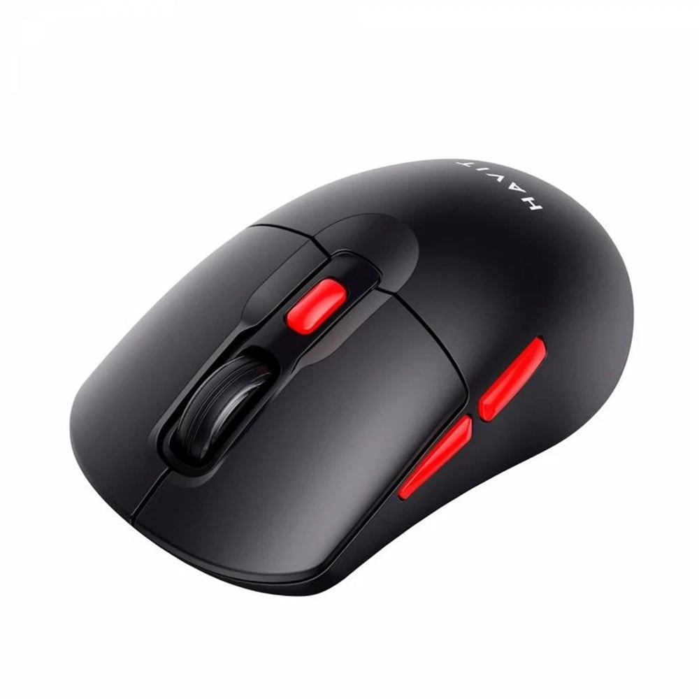Havit - Wireless Mouse (MS59WB) - 2.4GHz, 800/1200/1600 DPI, ABS, PC, AA Battery - Black / Red