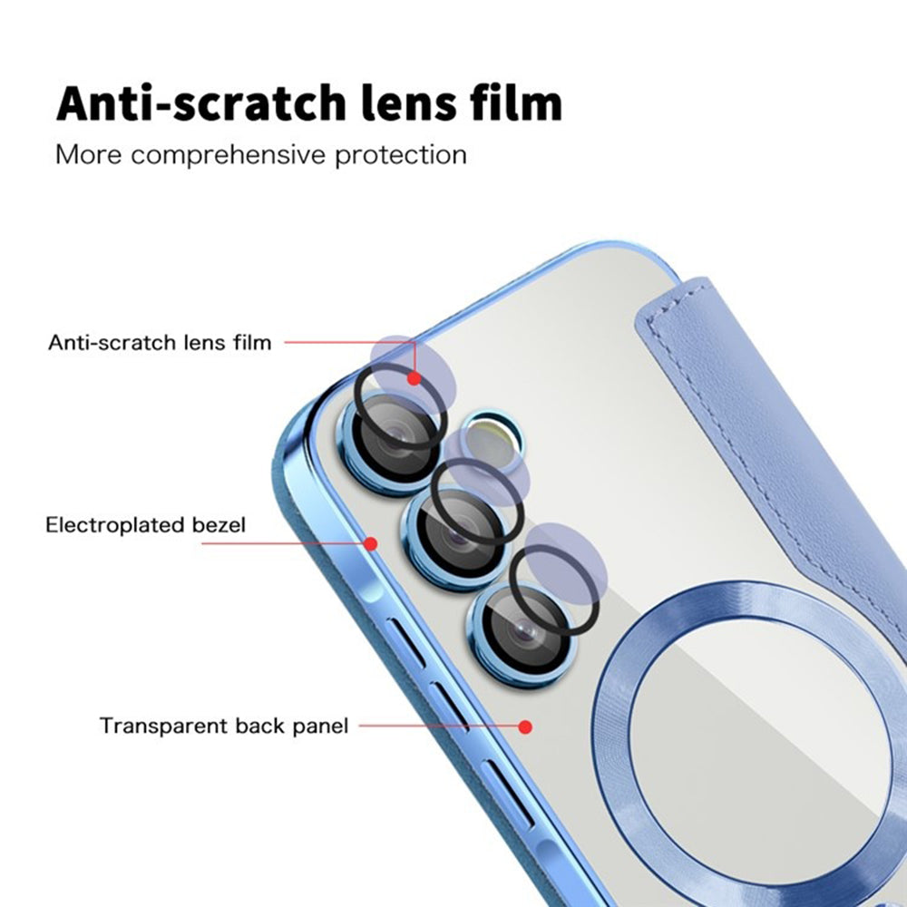 Techsuit - SmartMag Book Case - Samsung Galaxy A55 5G - Light Blue