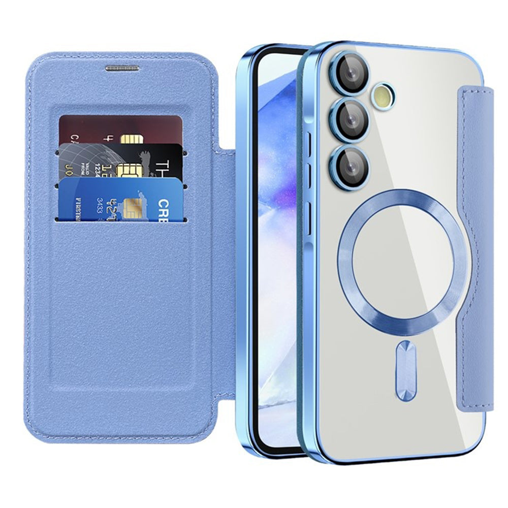Techsuit - SmartMag Book Case - Samsung Galaxy A55 5G - Light Blue